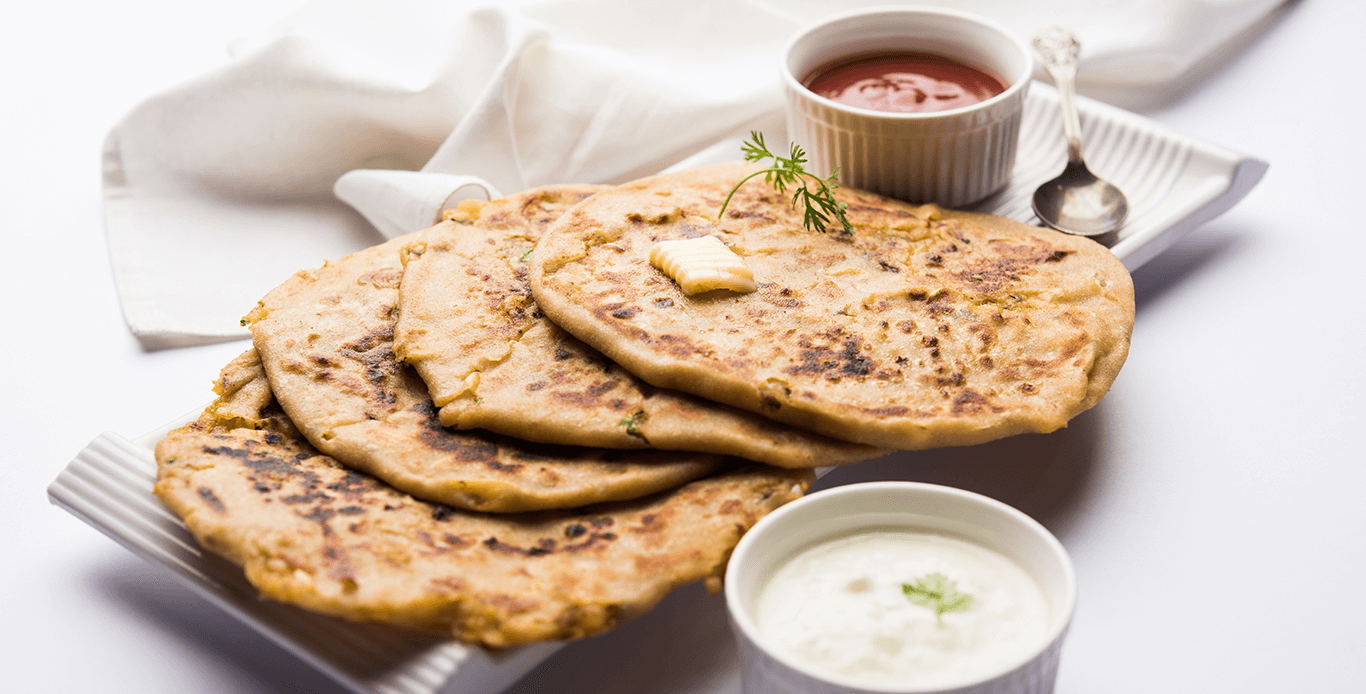 LEFT OVER SABZI KA PARANTHA