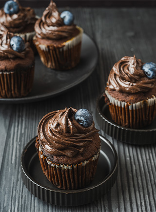 Microwave Chocolate Cupcakes