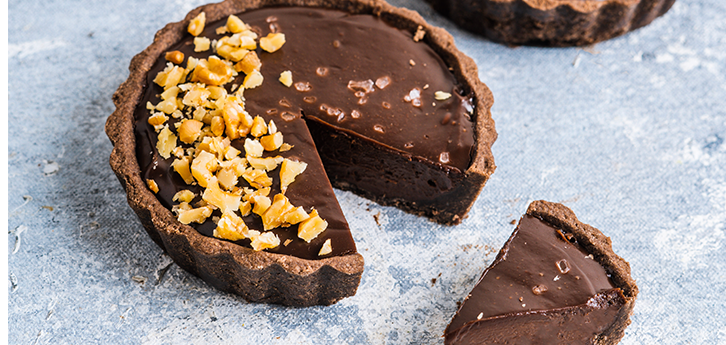 Del Monte Chocolate Sea Salt Tart Recipe