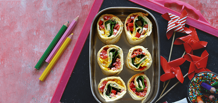 Del Monte RAINBOW VEGGIES PINWHEEL Recipe