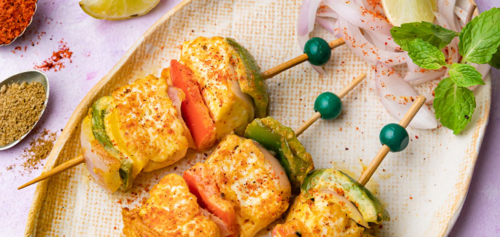 Del Monte Achari Paneer tikka Recipe