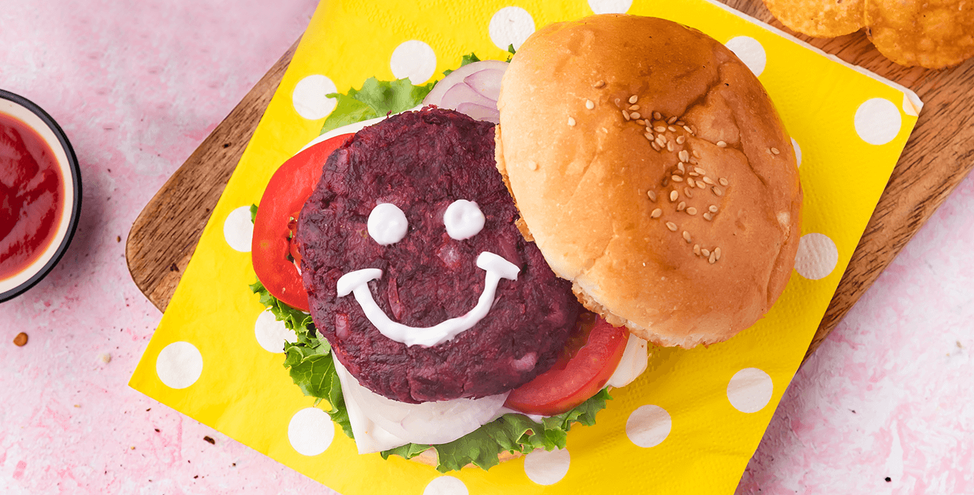 Pink Patty burger