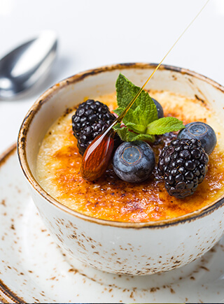 PINEAPPLE YOGURT BRULEE