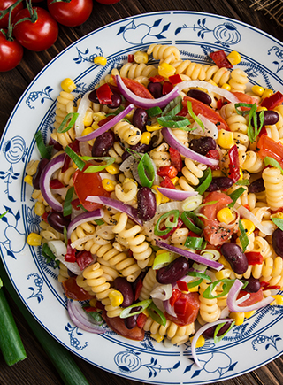 Corn and Tomato Pasta