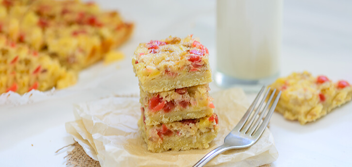 Del Monte PINEAPPLE AND CHERRY BARS Recipe